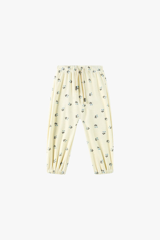 Blueberry Printed Knitted Pants - Blueberry