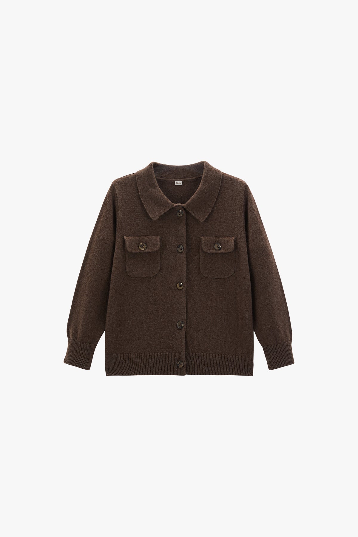 Chestnut Pocket Cardigan - Deep Chestnut