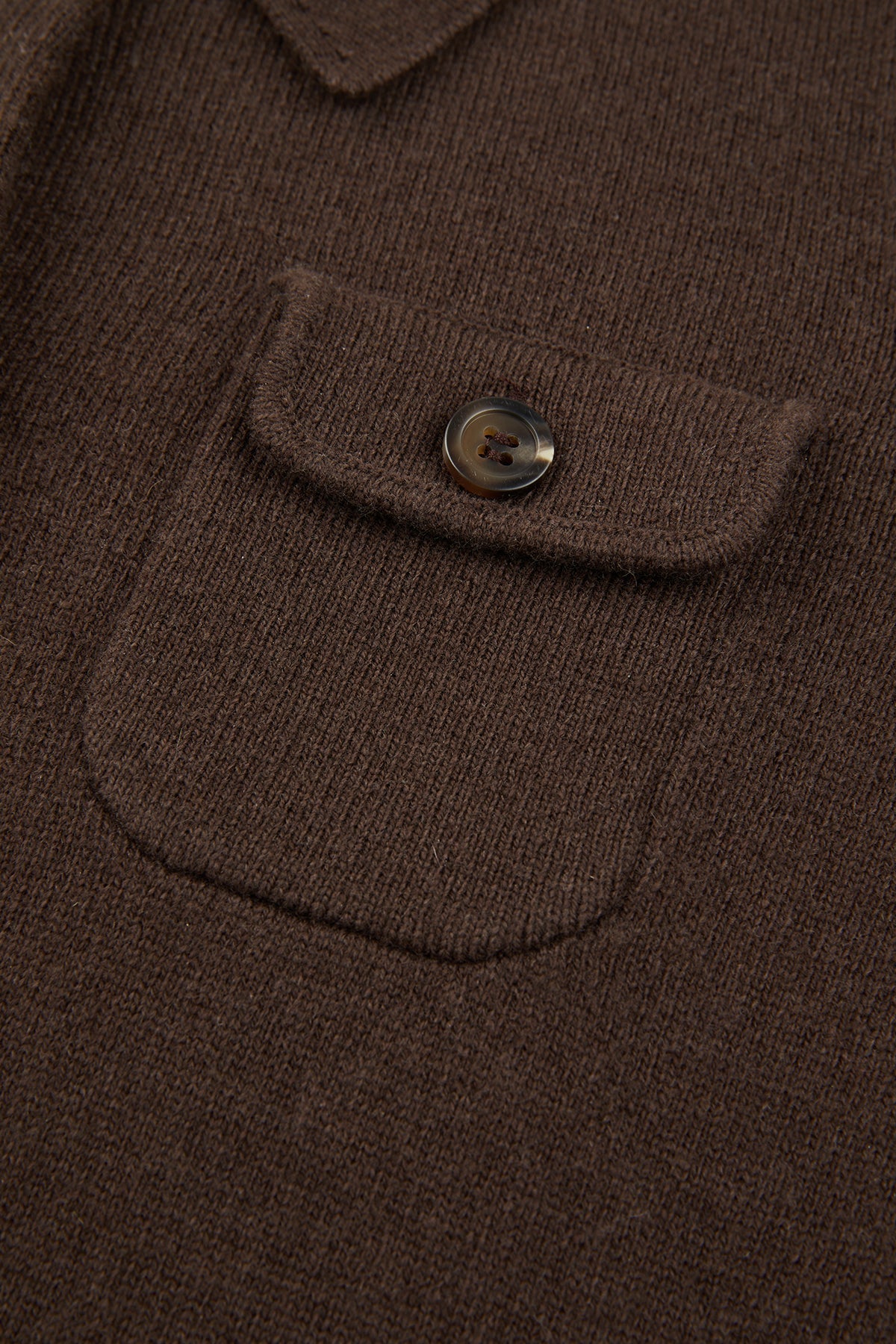 Chestnut Pocket Cardigan - Deep Chestnut