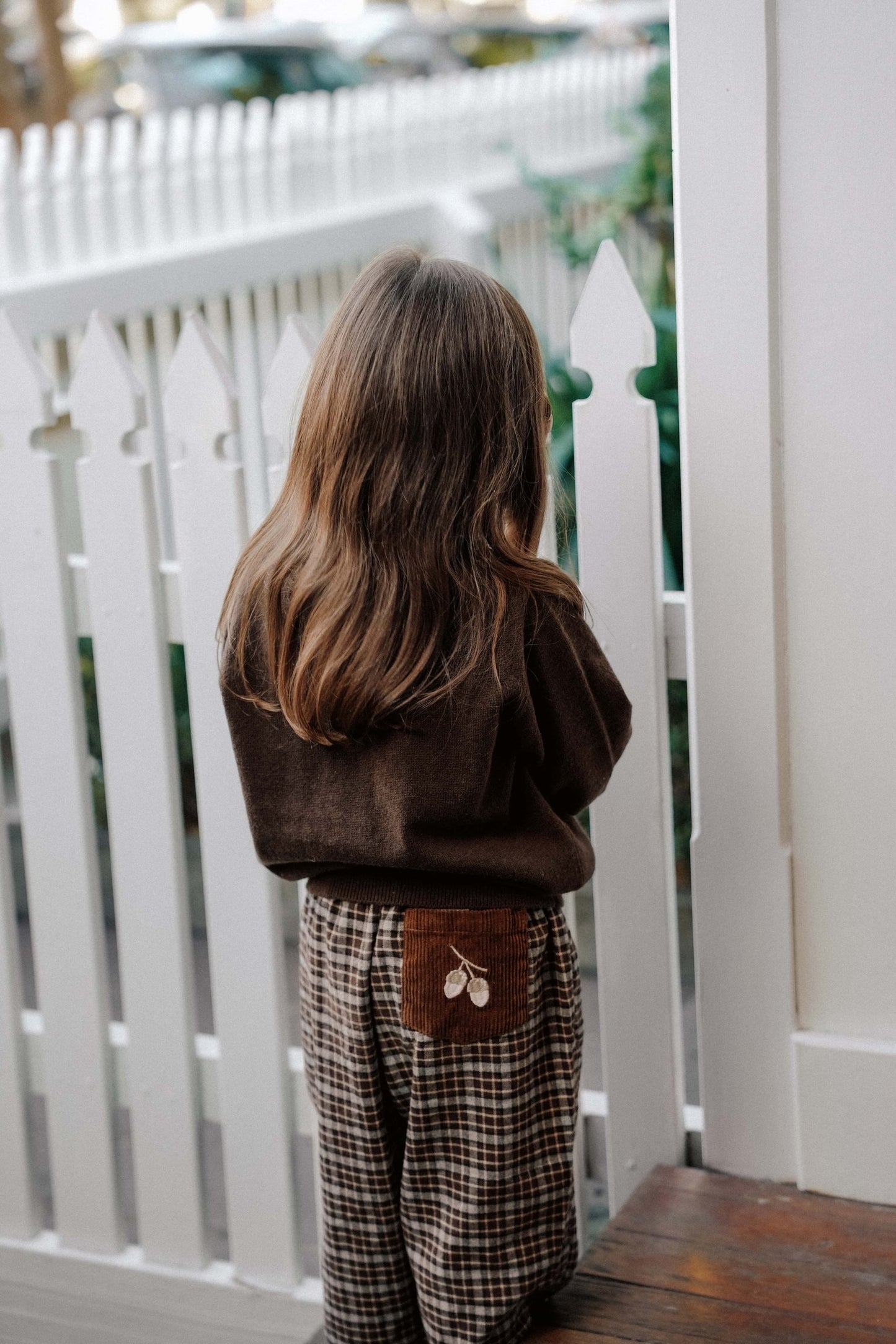 Chestnut Pocket Cardigan - Deep Chestnut
