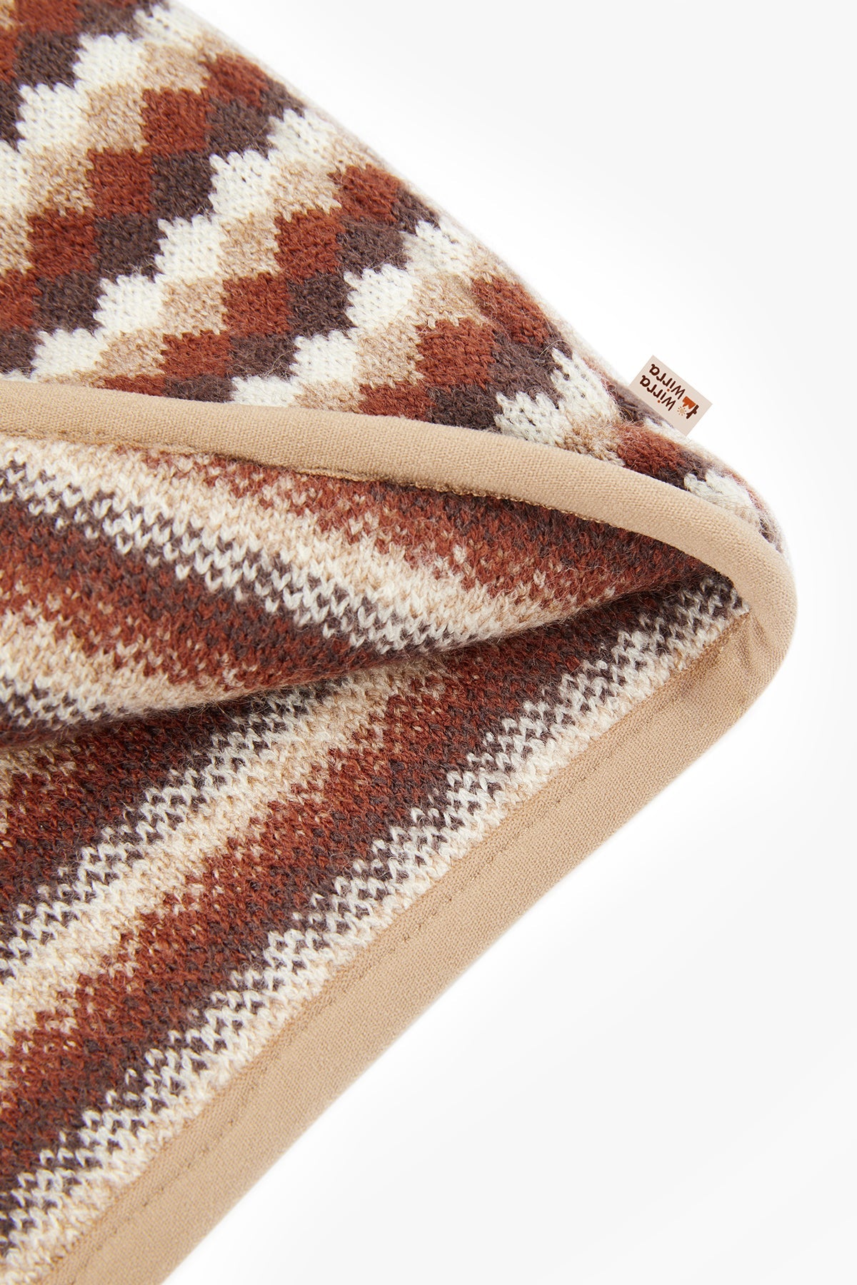 Choco Zig Cardigan - Toffle Cream Wave