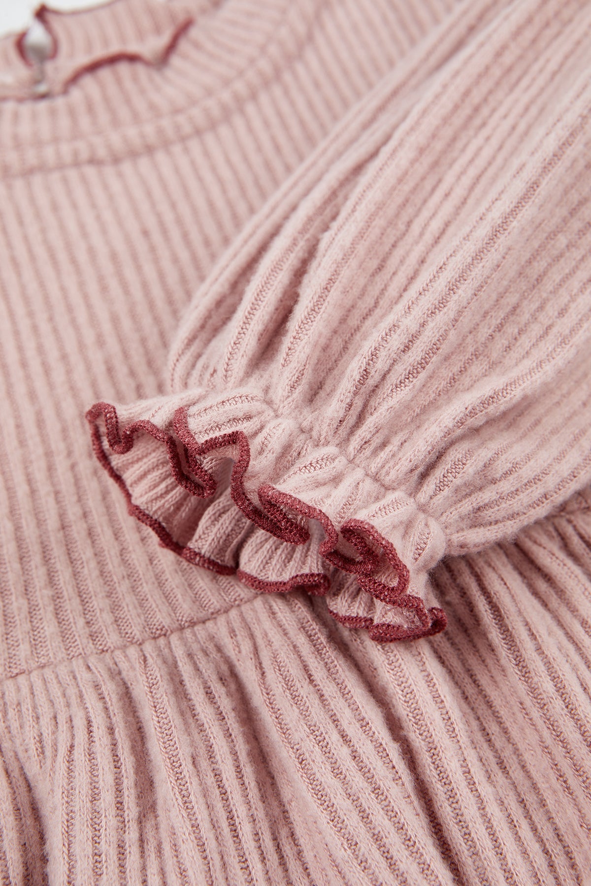Cloudy Ribbed Top - Milky Grape