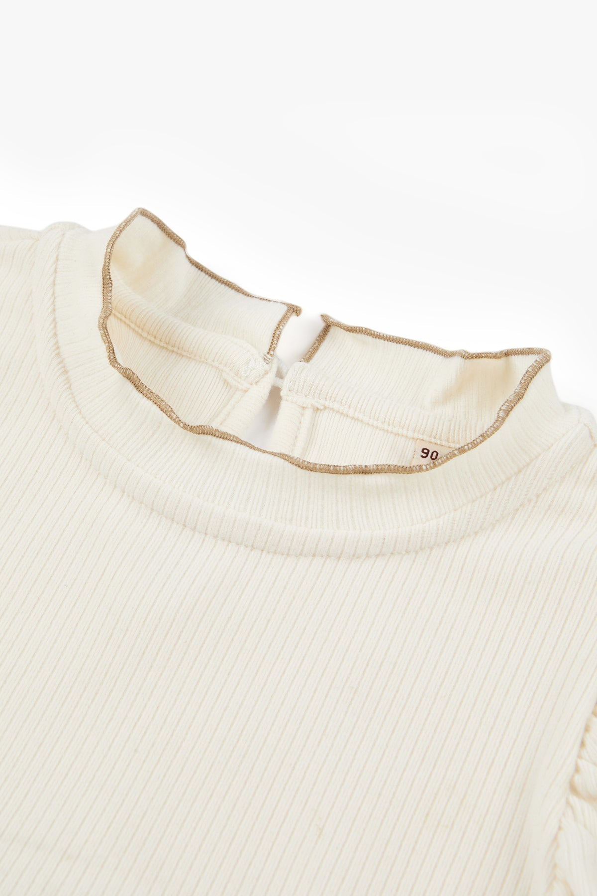 Cloudy Ribbed Leggings - Milky Oat