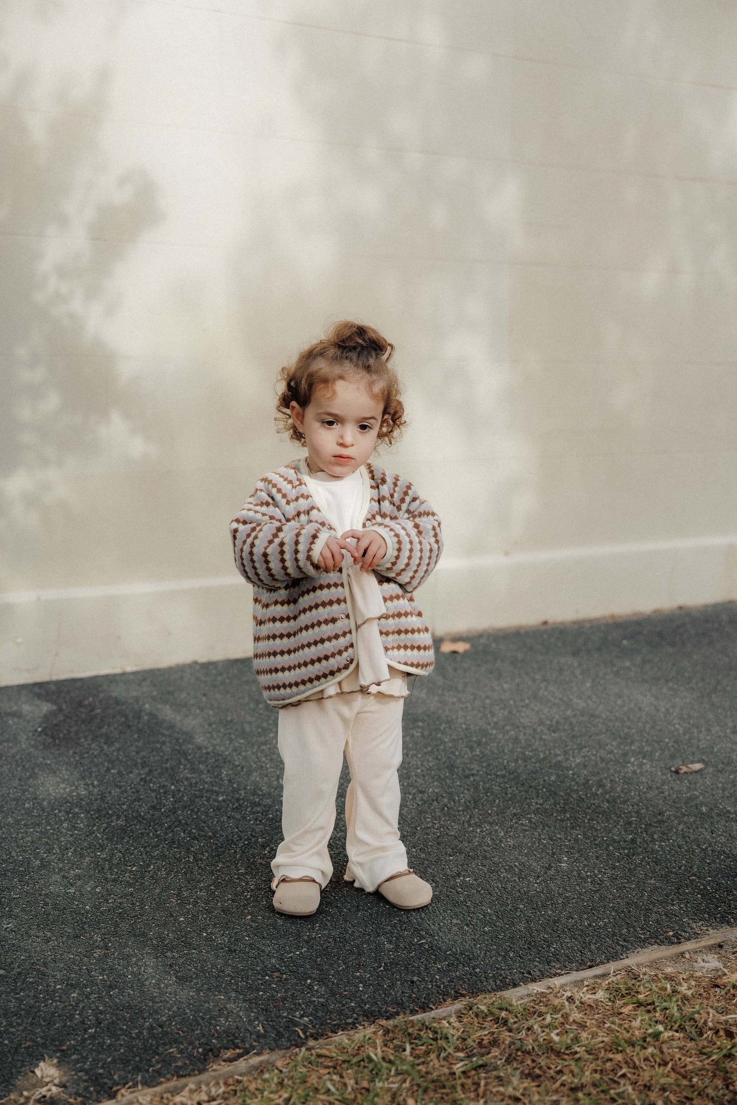 Cloudy Ribbed Leggings - Milky Oat