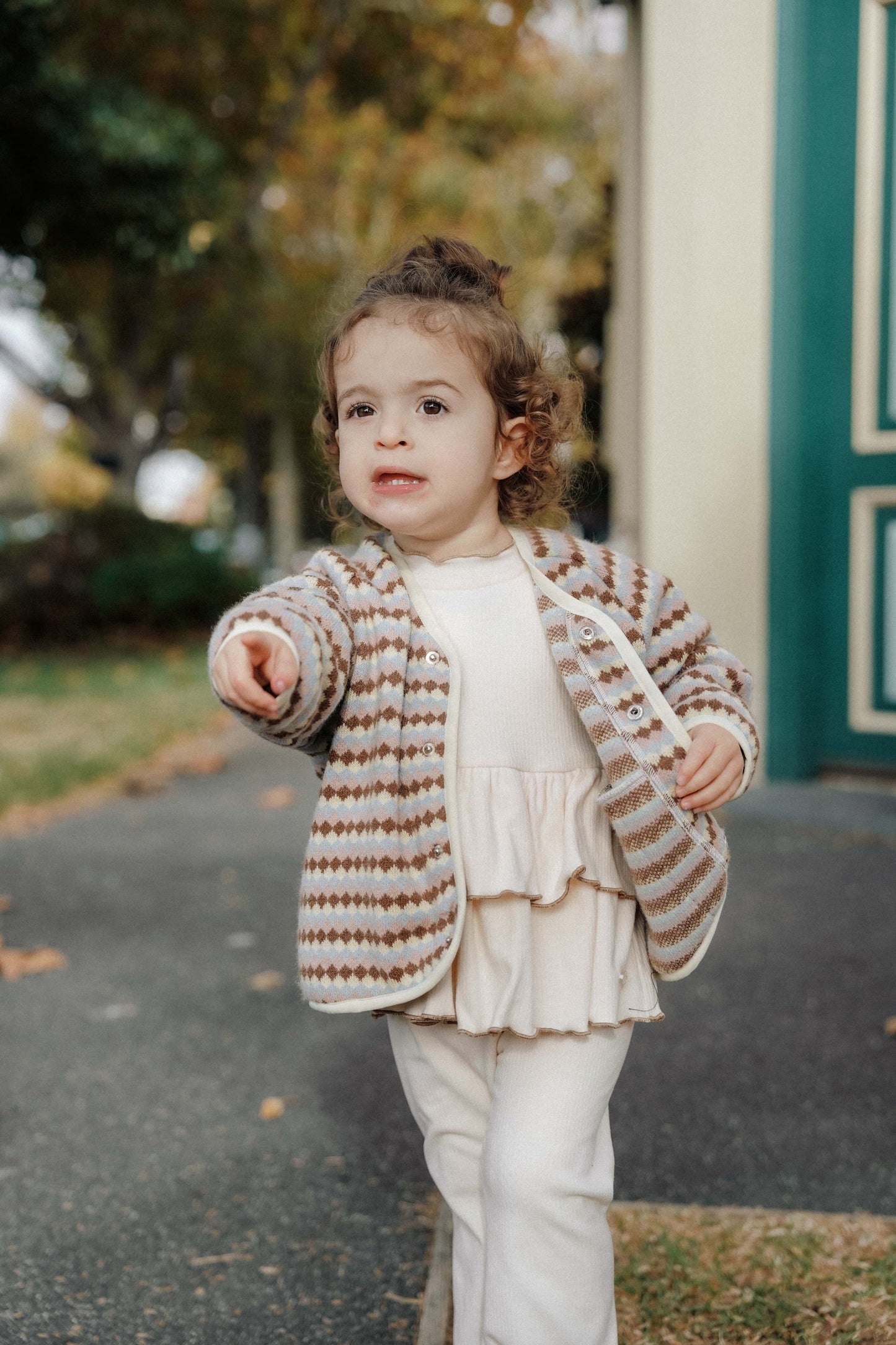 Cloudy Ribbed Leggings - Milky Oat