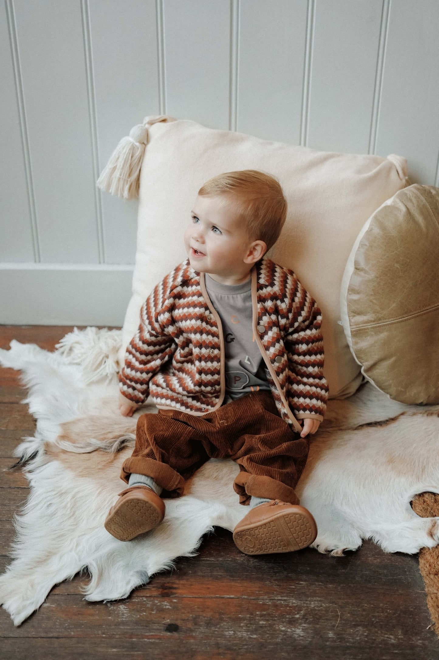 Cocoa Bean Cord Pants - Deep Cocoa