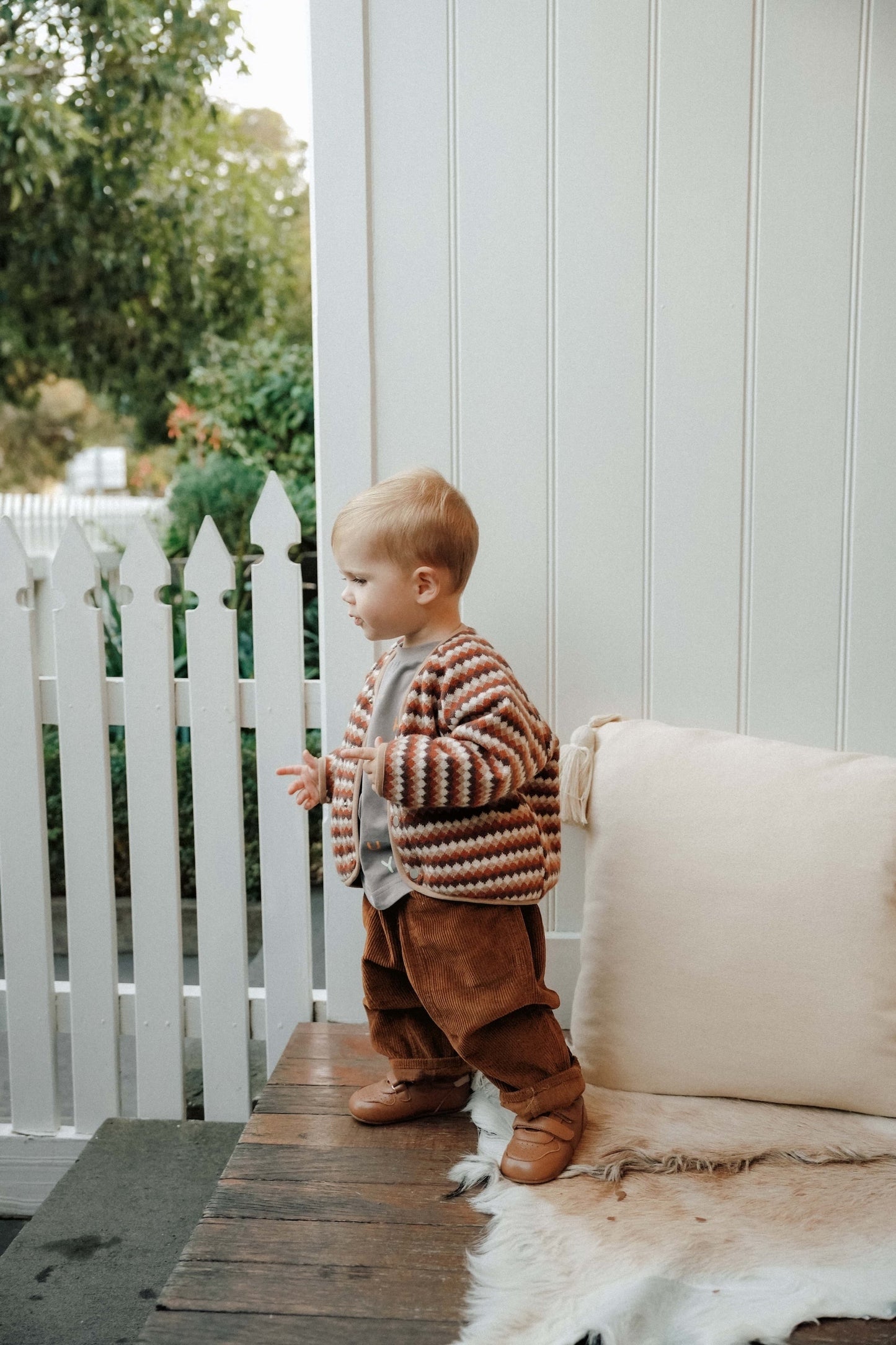 Cocoa Bean Cord Pants - Deep Cocoa