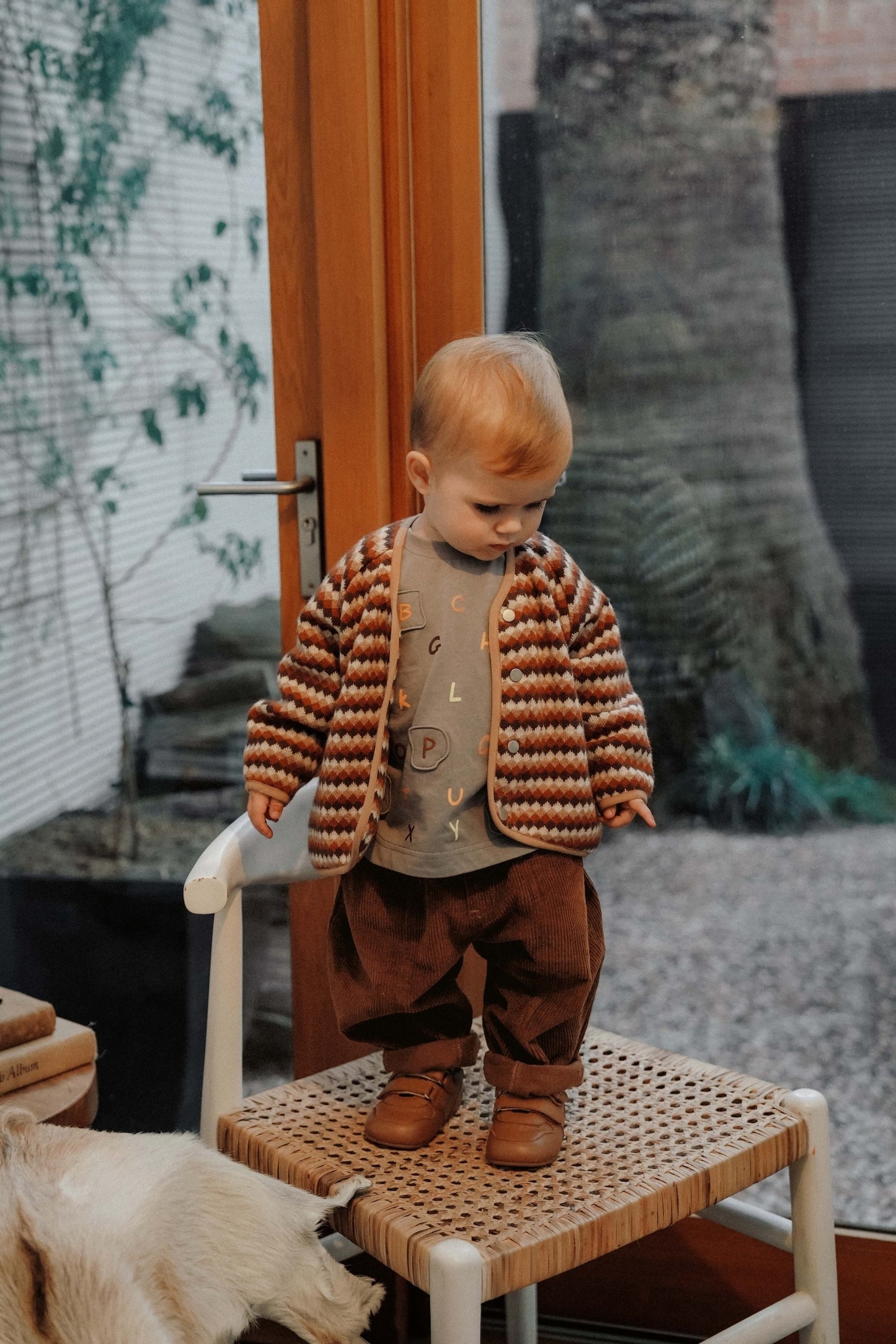 Cocoa Bean Cord Pants - Deep Cocoa