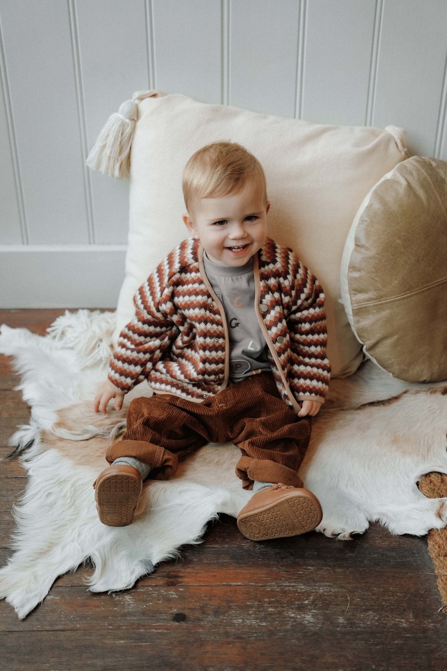Cocoa Bean Cord Pants - Deep Cocoa