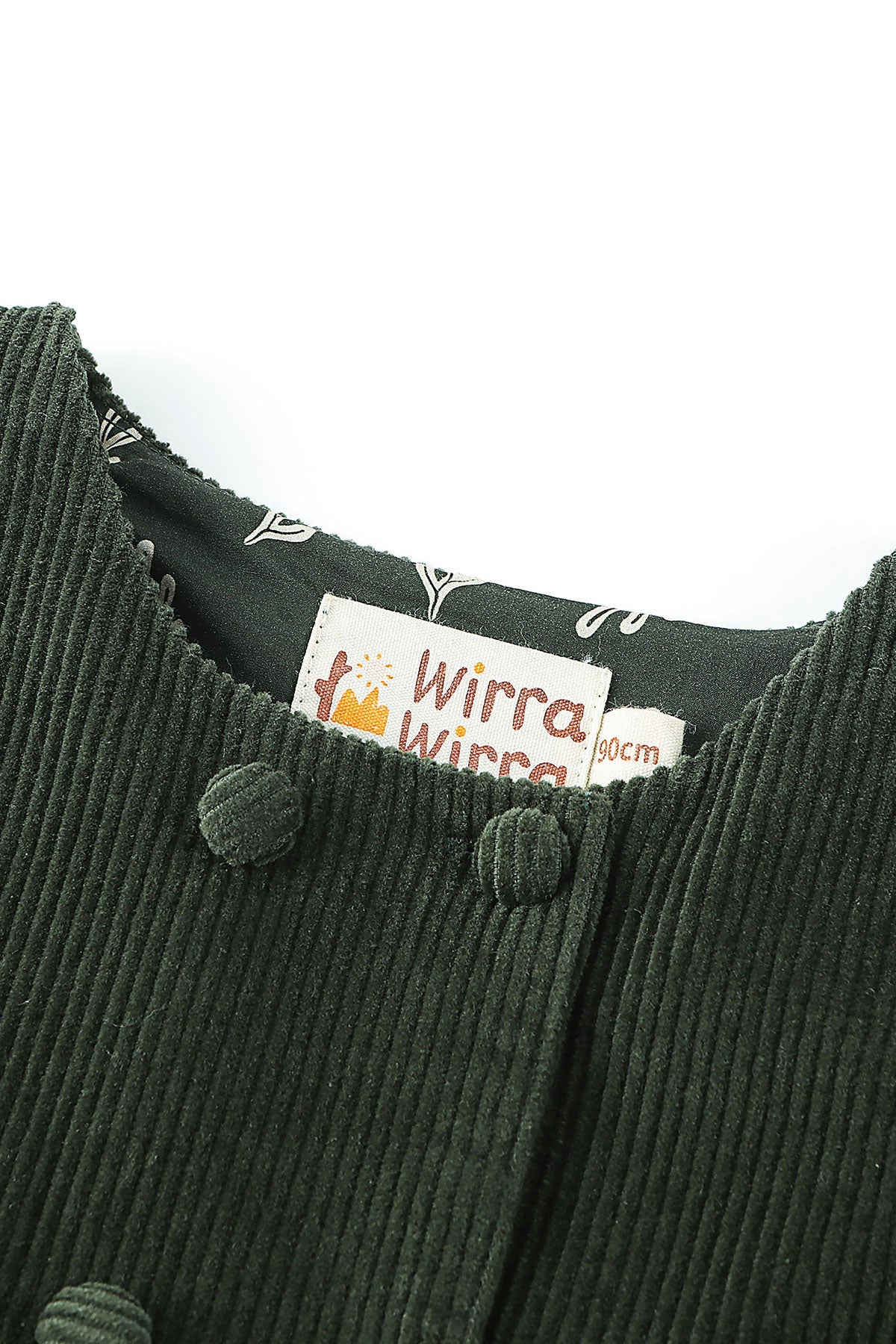 Corduroy Dress - Dark Green