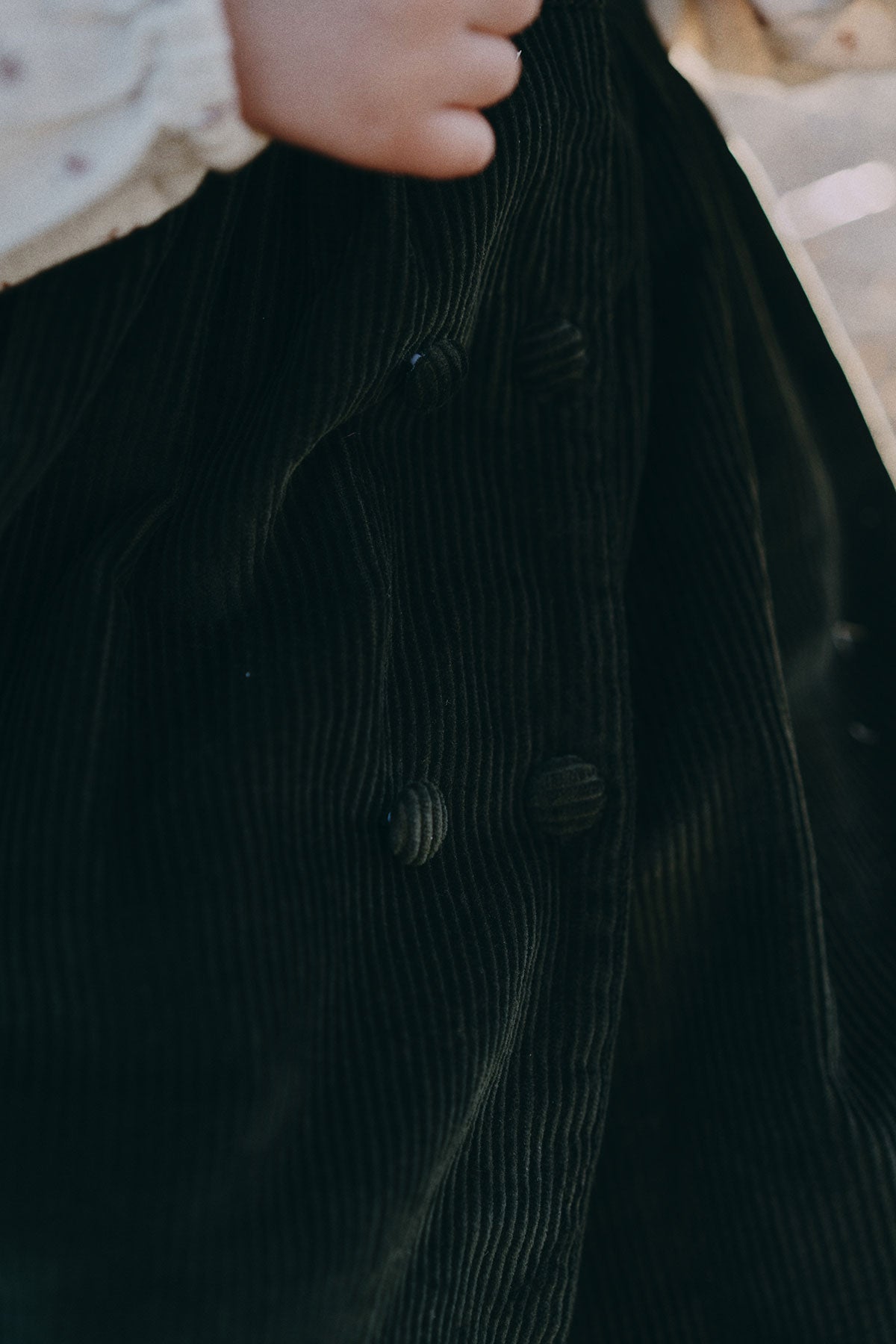 Corduroy Dress - Dark Green