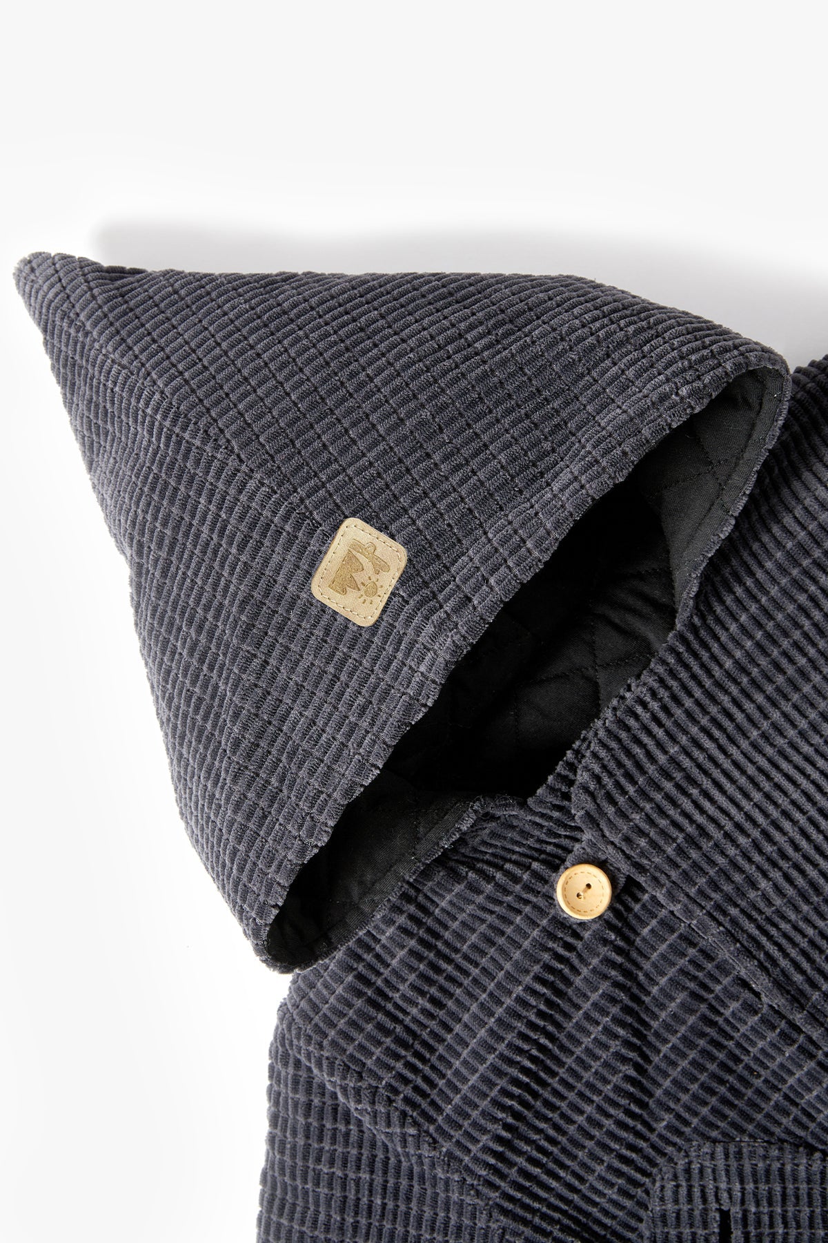 Corduroy Hooded Jacket - Gray