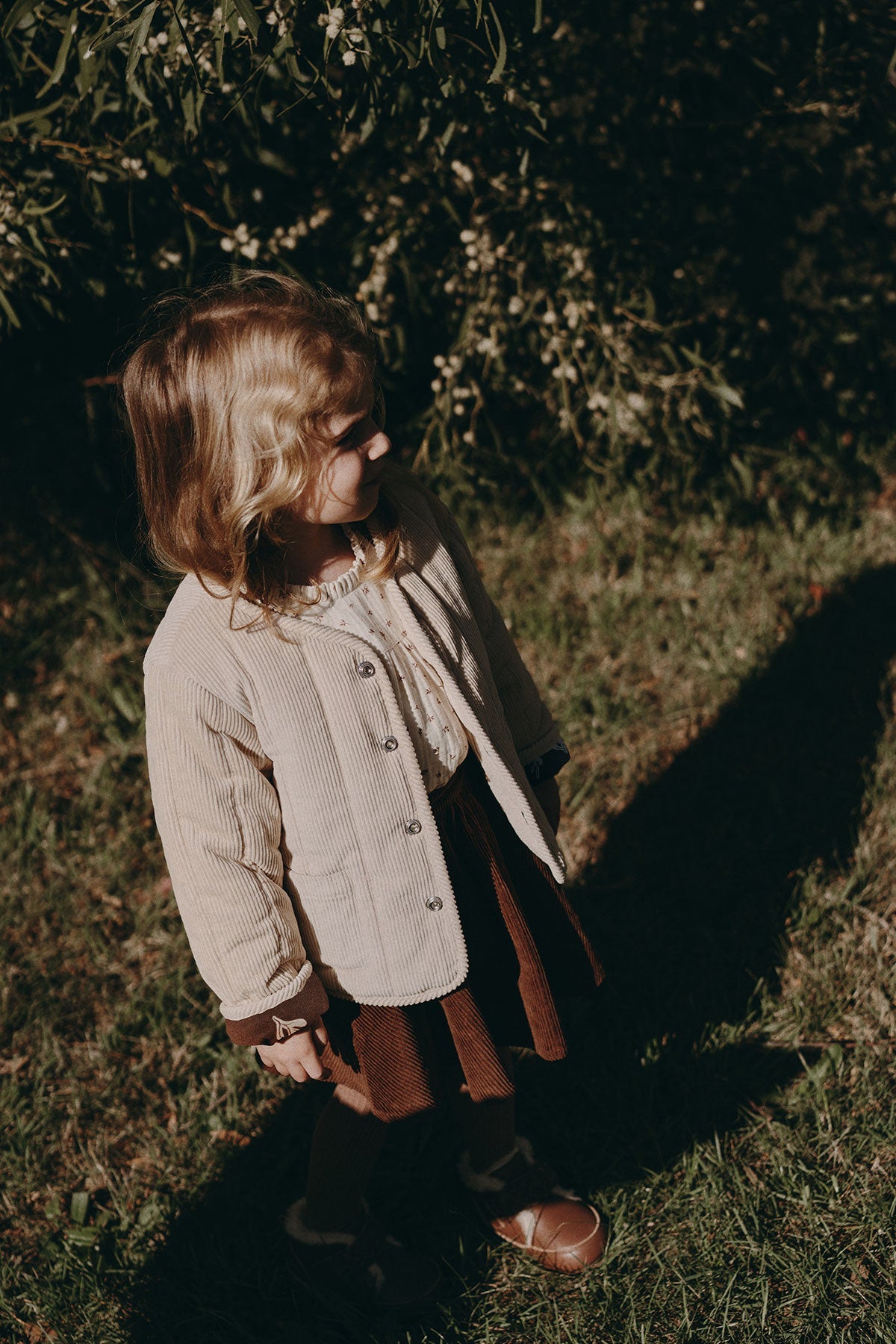 Corduroy Jacket - Light Beige