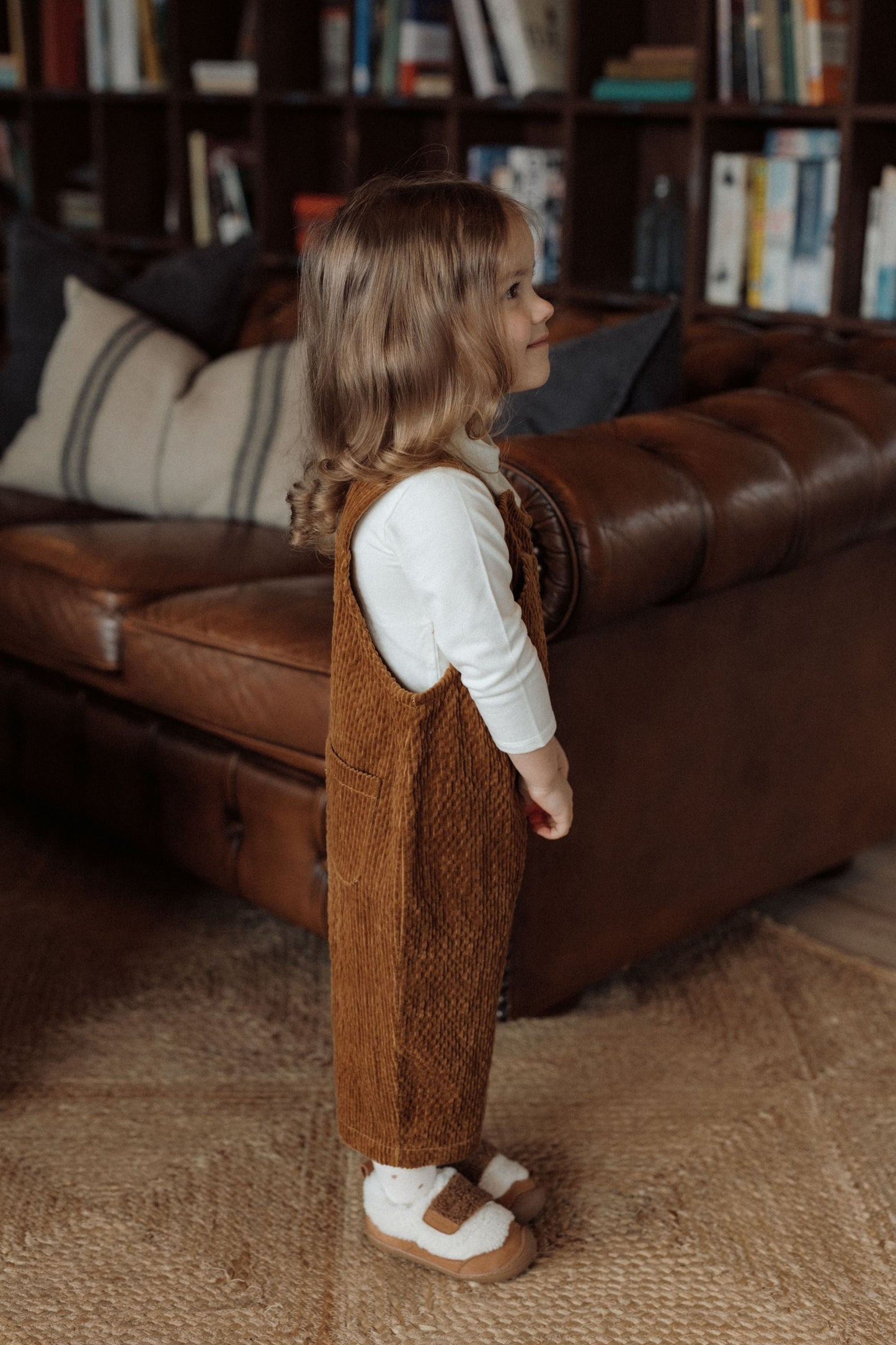 Corduroy Overall - Beige