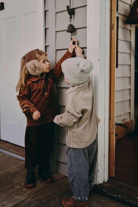 Corduroy Trousers - Koala Grey