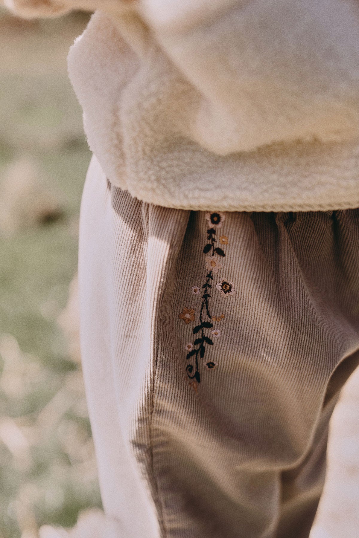 Corduroy Trousers - Light Khaki