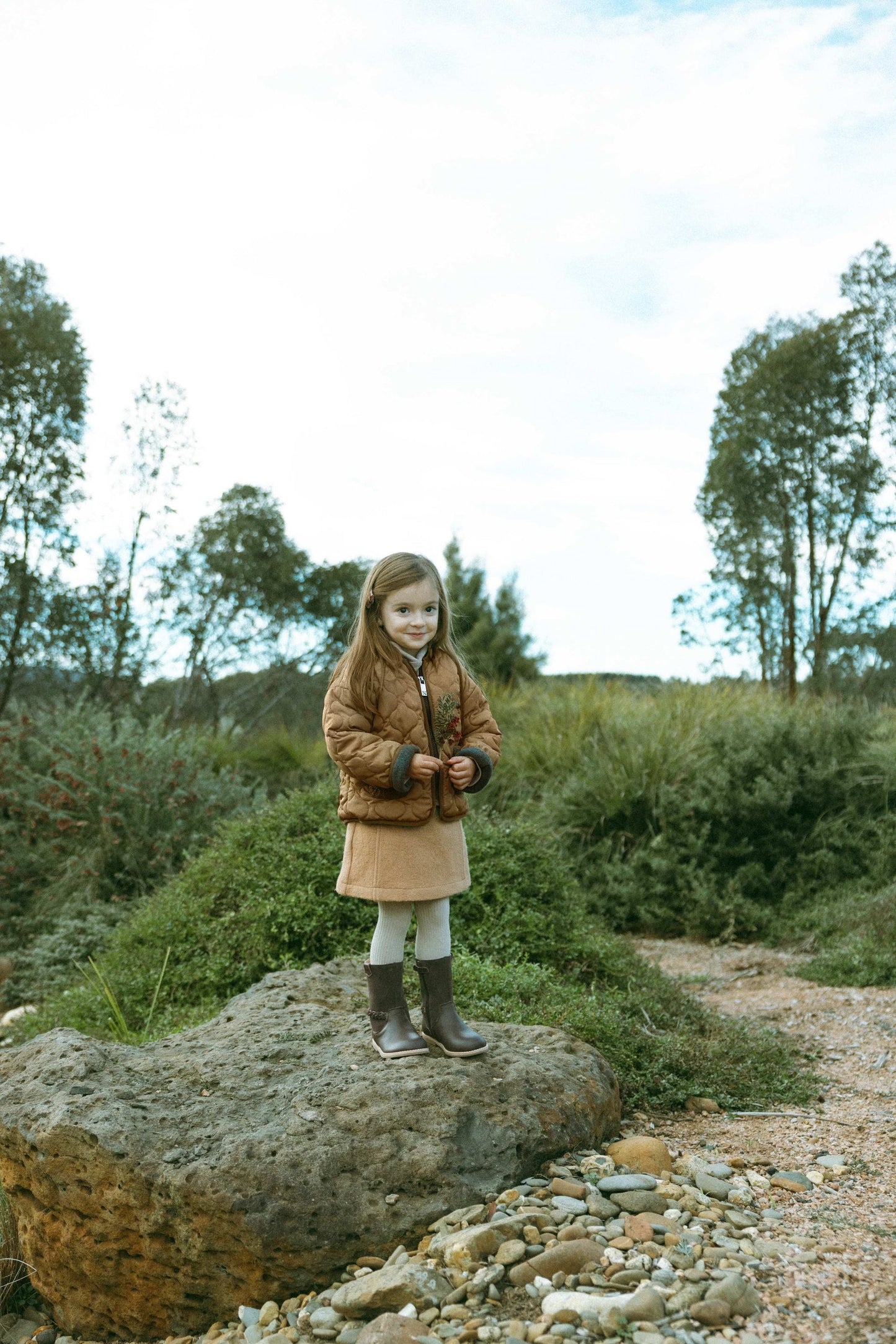 Diamond Pattern Cotton Jacket - khaki