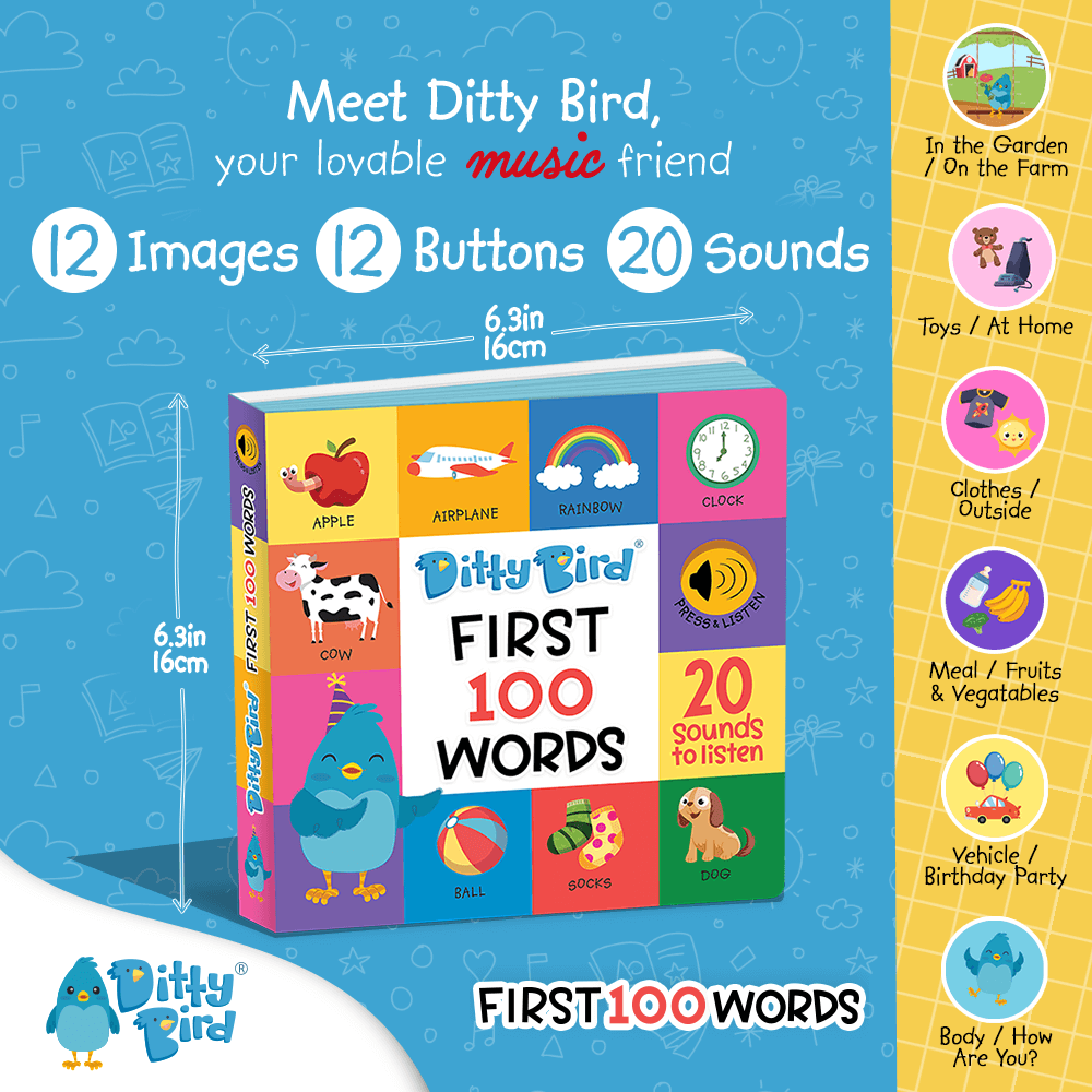 100 Words Sound Book | AAA