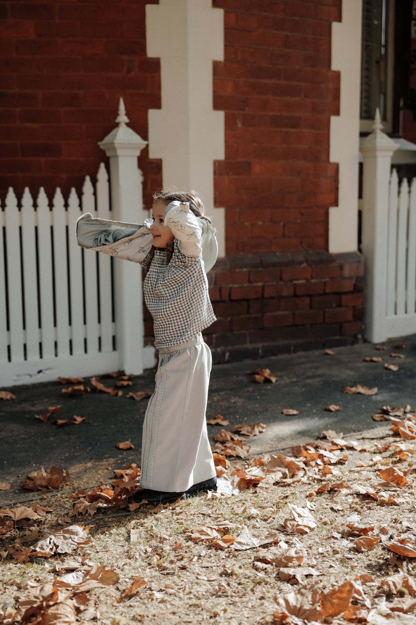 Dusty Dove Wide Pants - Misty Taupe
