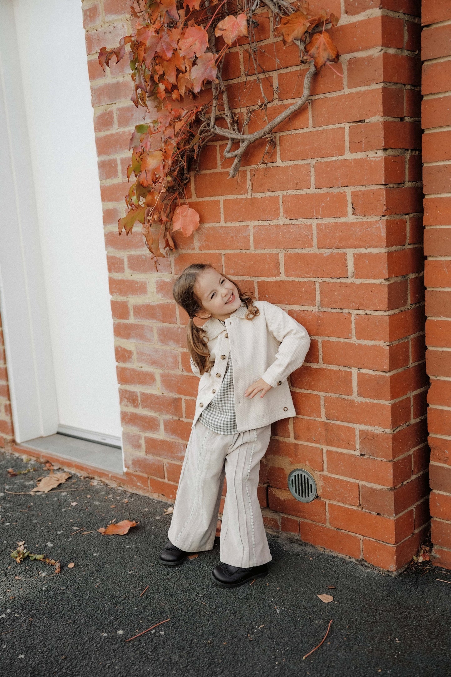 Dusty Dove Wide Pants - Misty Taupe