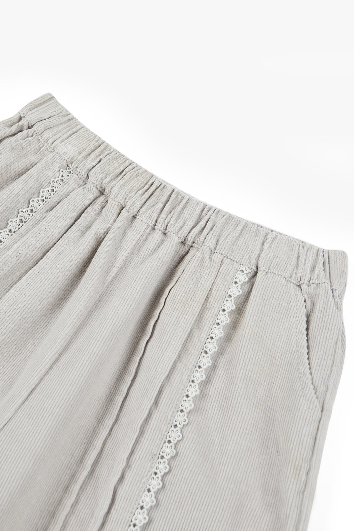 Dusty Dove Wide Pants - Misty Taupe