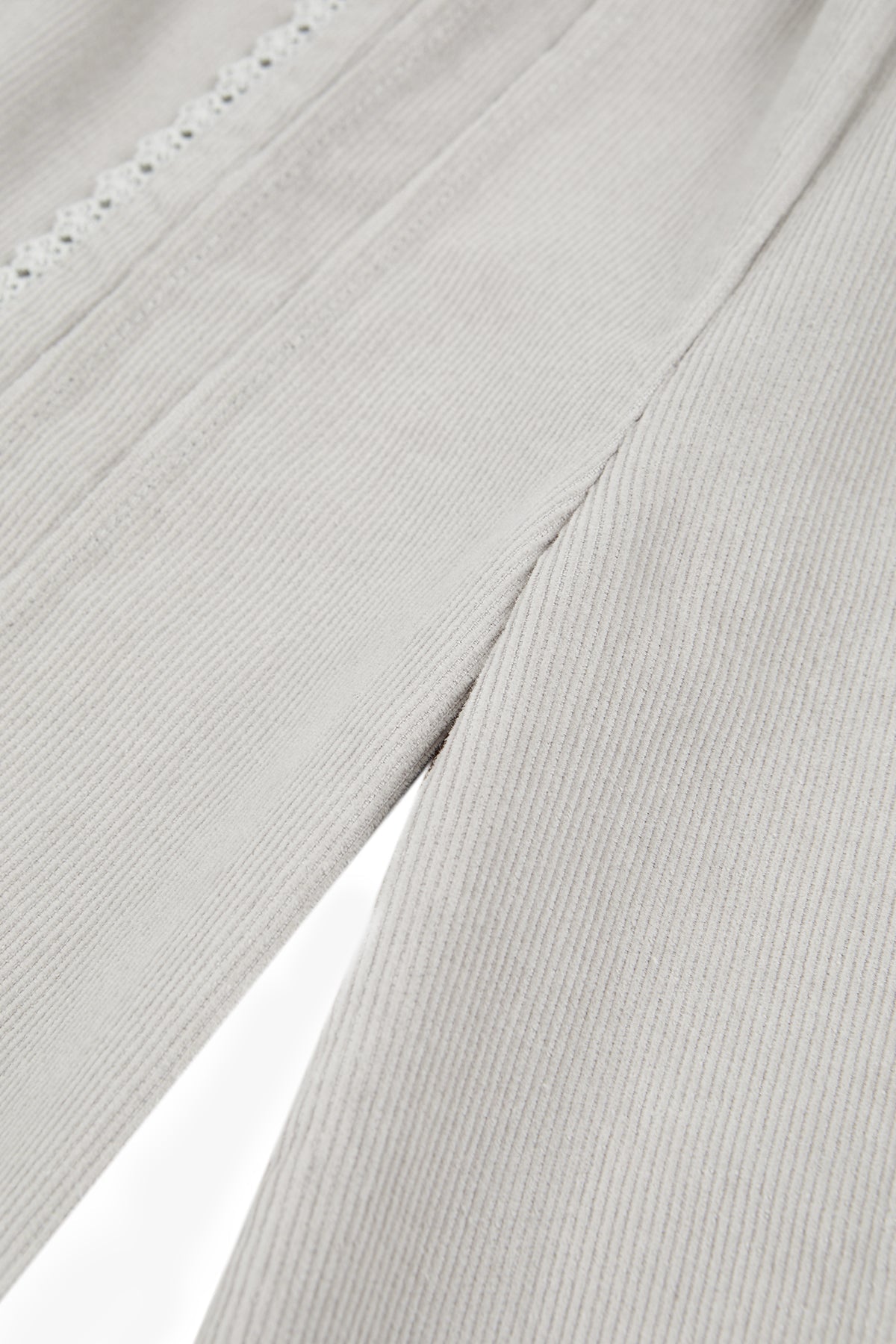 Dusty Dove Wide Pants - Misty Taupe