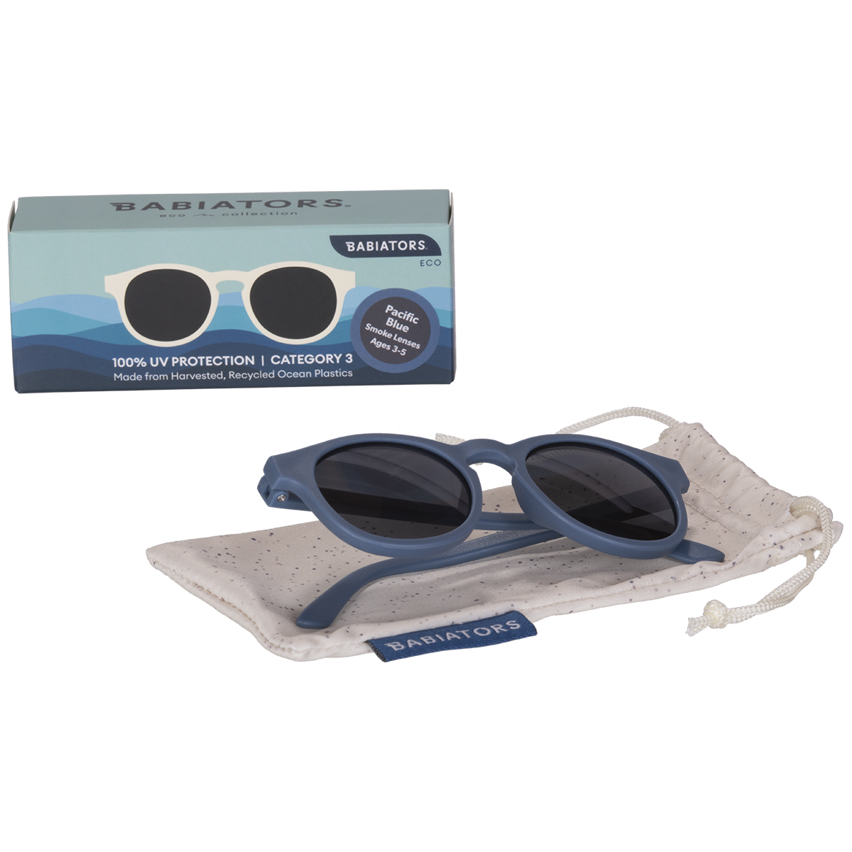 The Eco Collection Keyhole Sunglasses | Pacific Blue