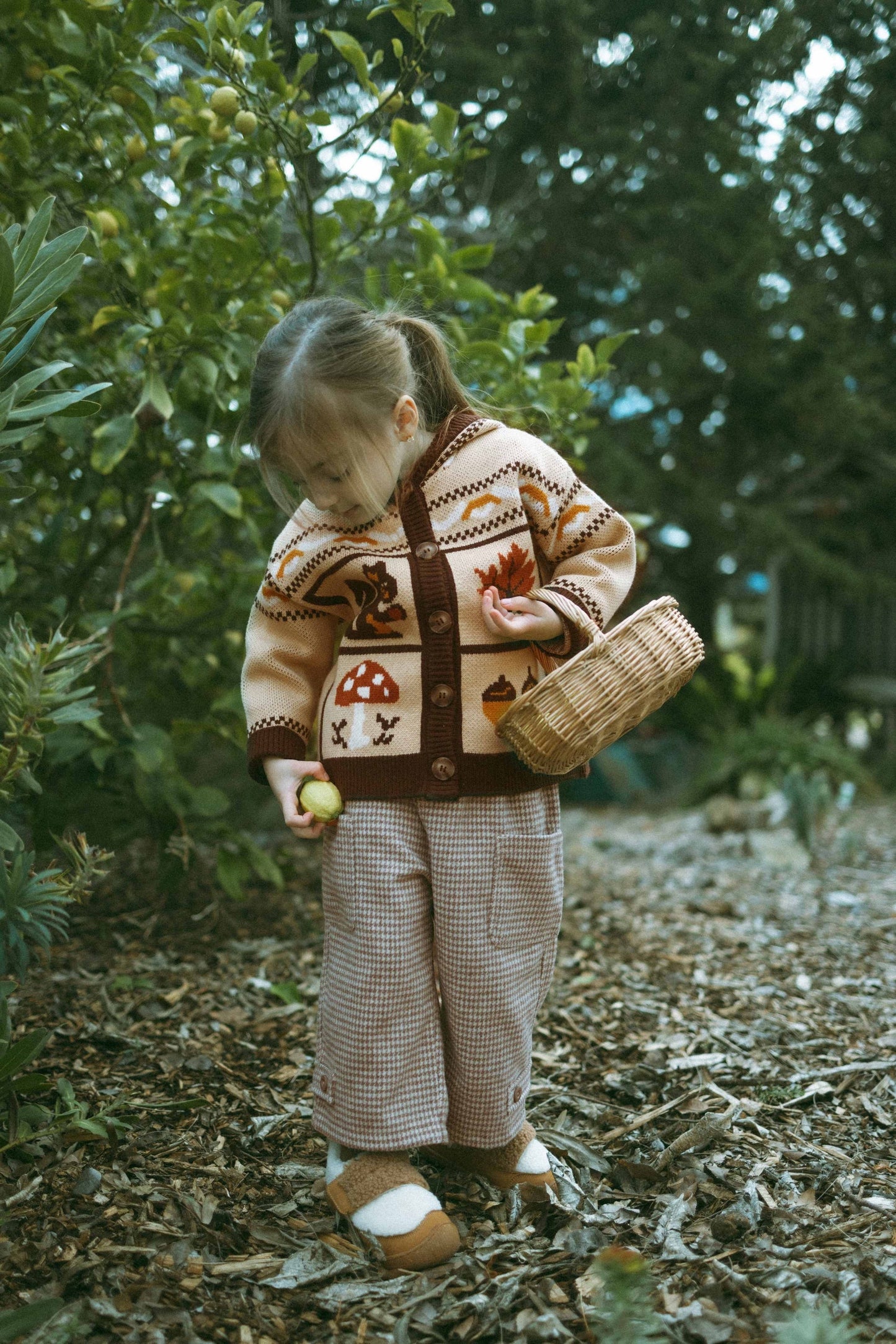 Feleece Island-Style Hoodie - Warm Pinecone