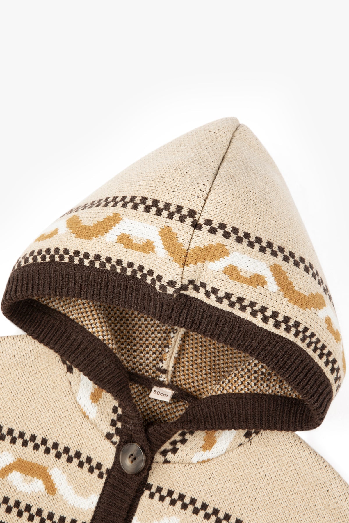 Feleece Island-Style Hoodie - Warm Pinecone