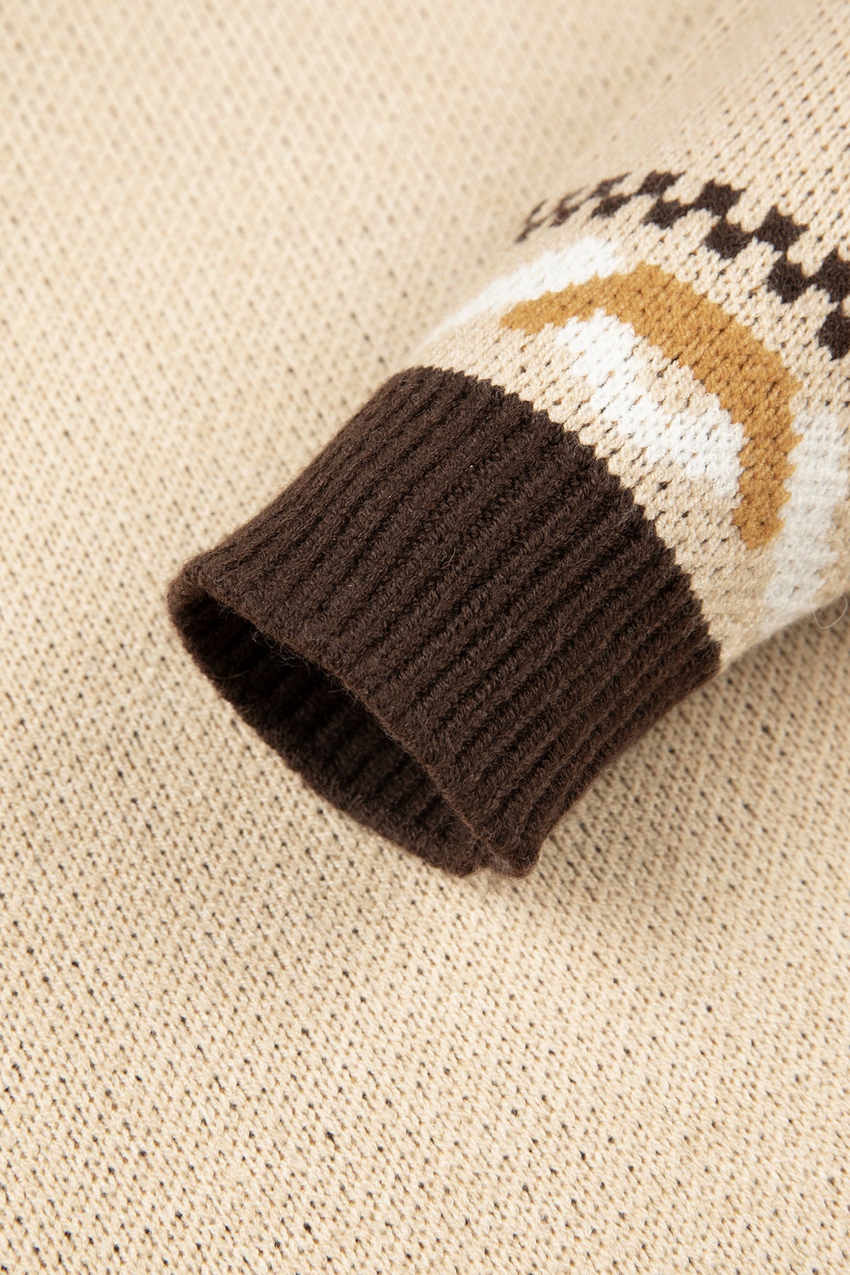Feleece Island-Style Hoodie - Warm Pinecone