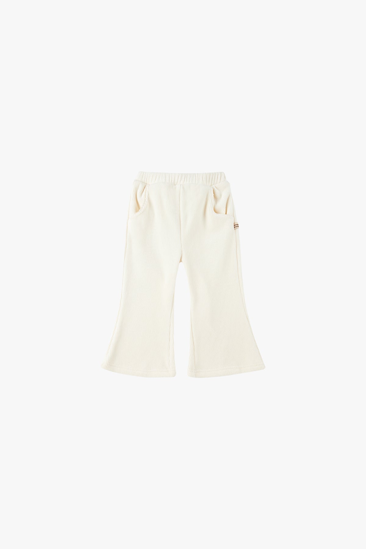 Flare Corduroy Pants - Cream