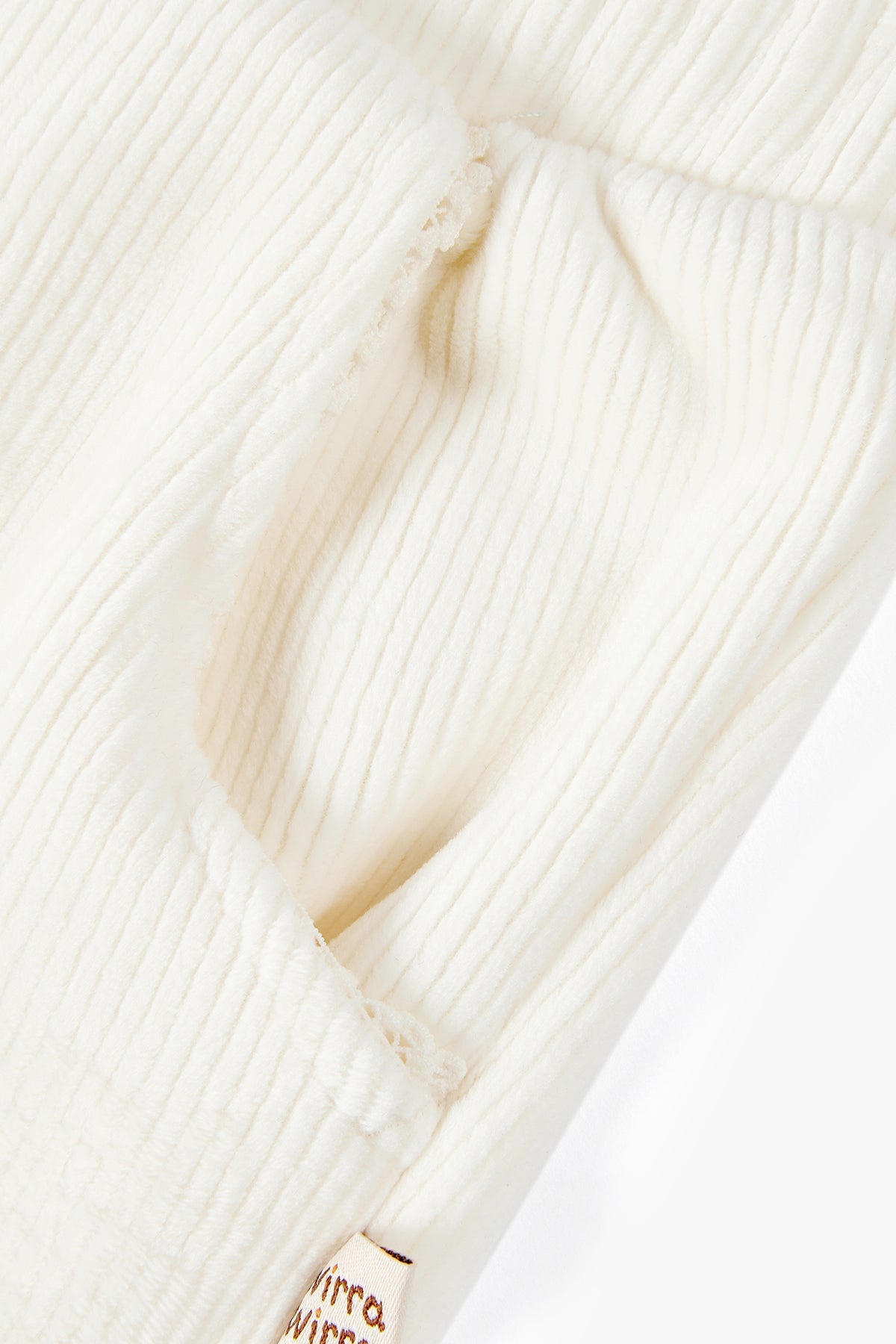 Flare Corduroy Pants - Cream
