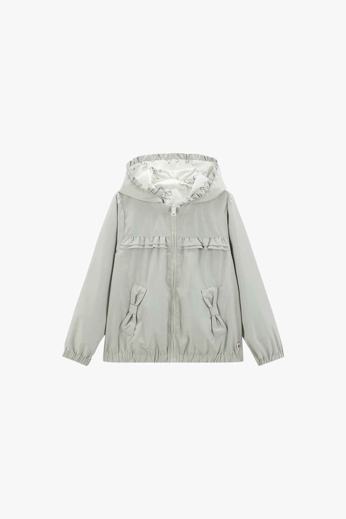 Flip Flop Butterfly Reversible Jacket - Cloud Mist Butter Bow Print