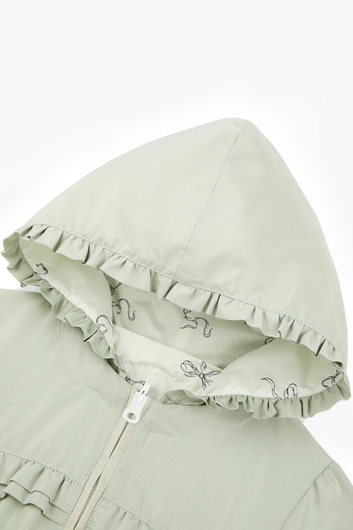 Flip Flop Butterfly Reversible Jacket - Cloud Mist Butter Bow Print