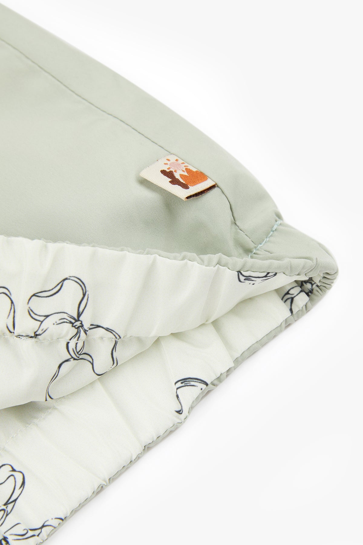 Flip Flop Butterfly Reversible Jacket - Cloud Mist Butter Bow Print