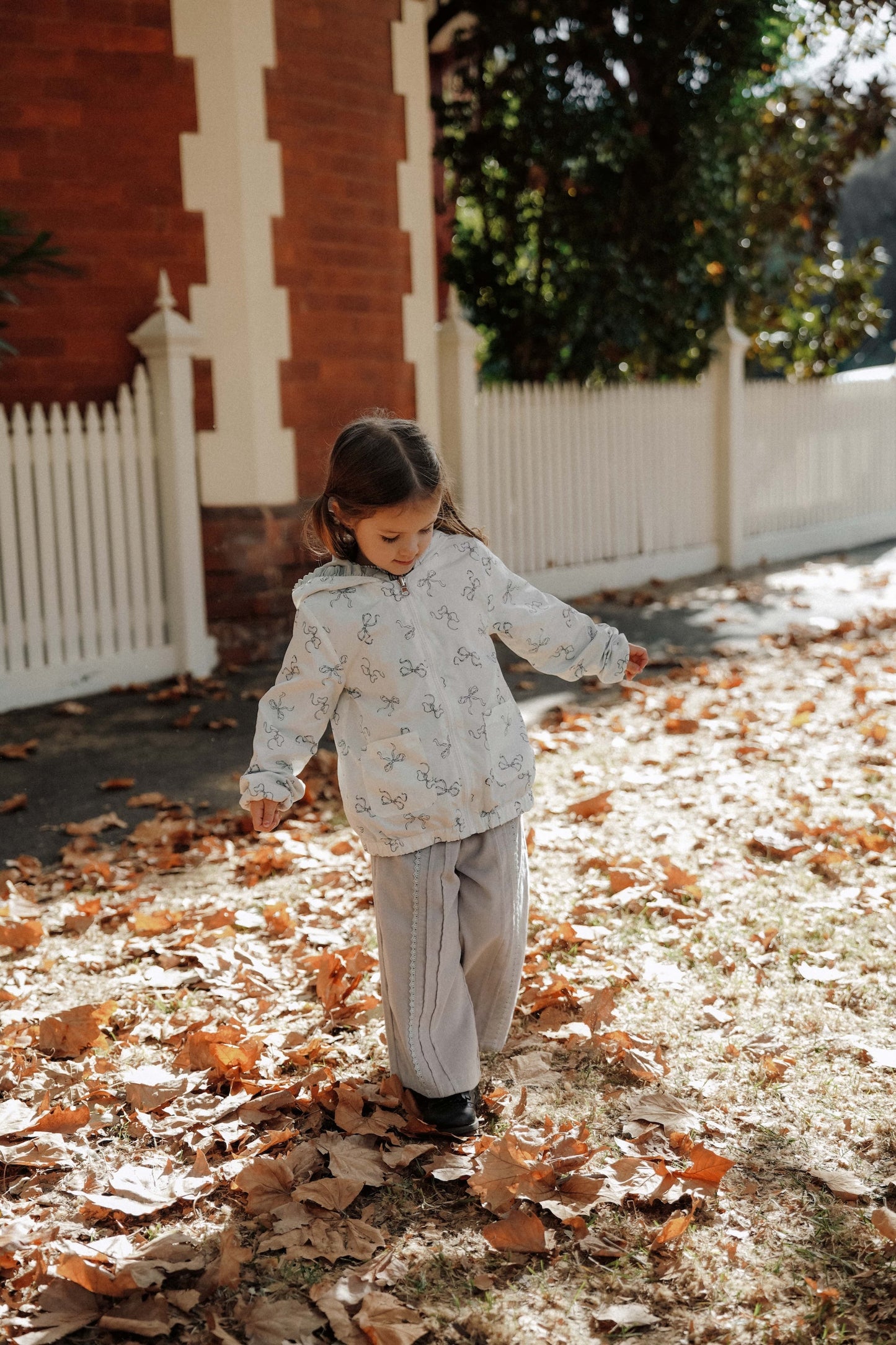 Flip Flop Butterfly Reversible Jacket - Cloud Mist Butter Bow Print
