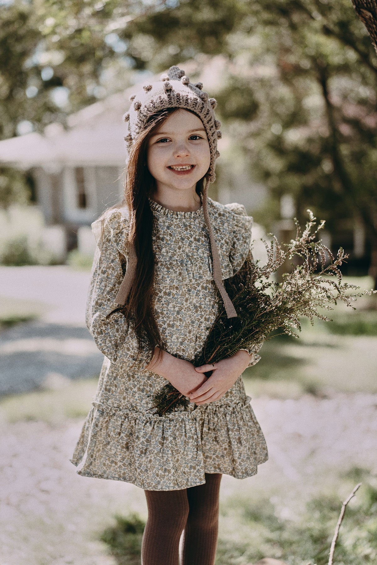 Floral Print Dress - Secret Garden