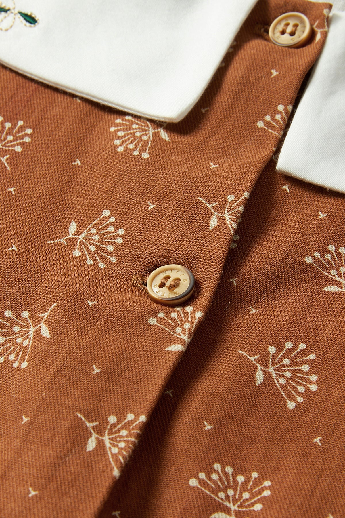 Floral Printed Dress - Caramel