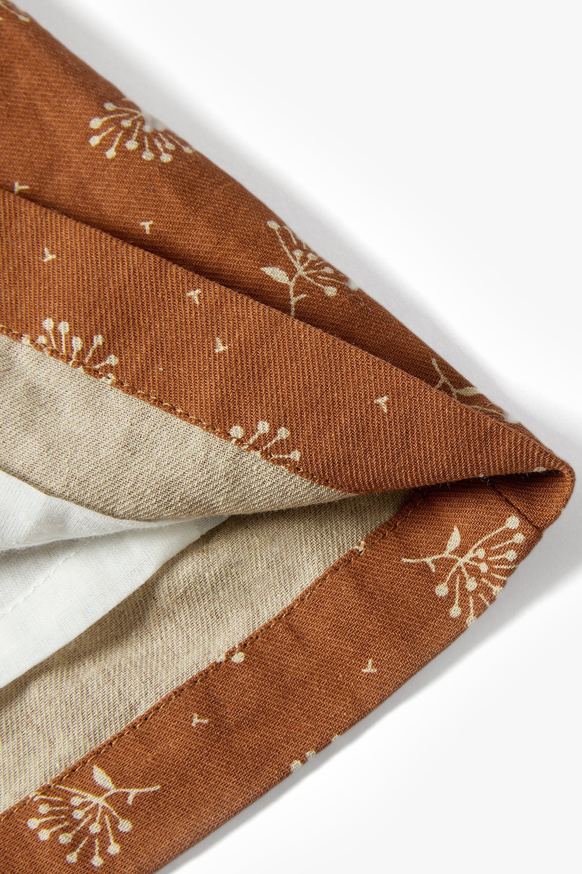 Floral Printed Dress - Caramel