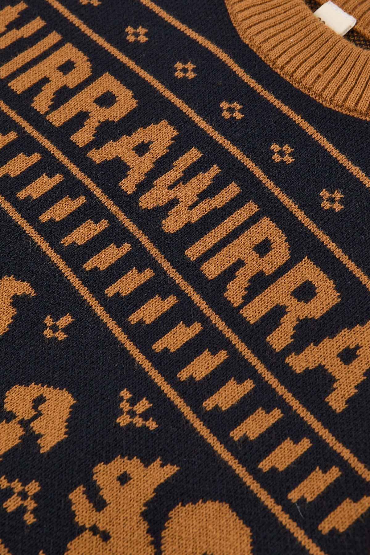 Forest Code Knitted Vest - Dark Night Blue