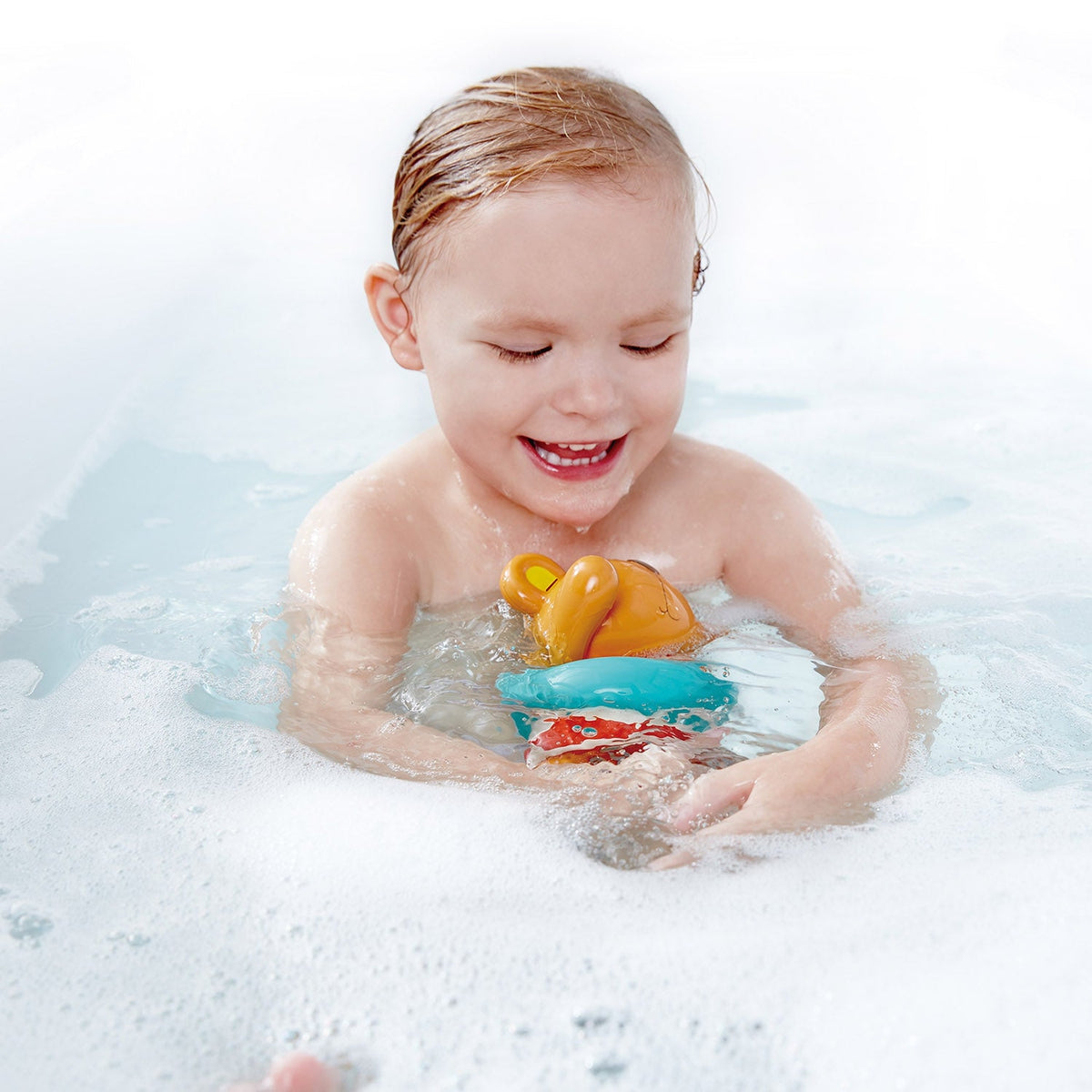 Hape Swimmer Teddy Wind Up Toy