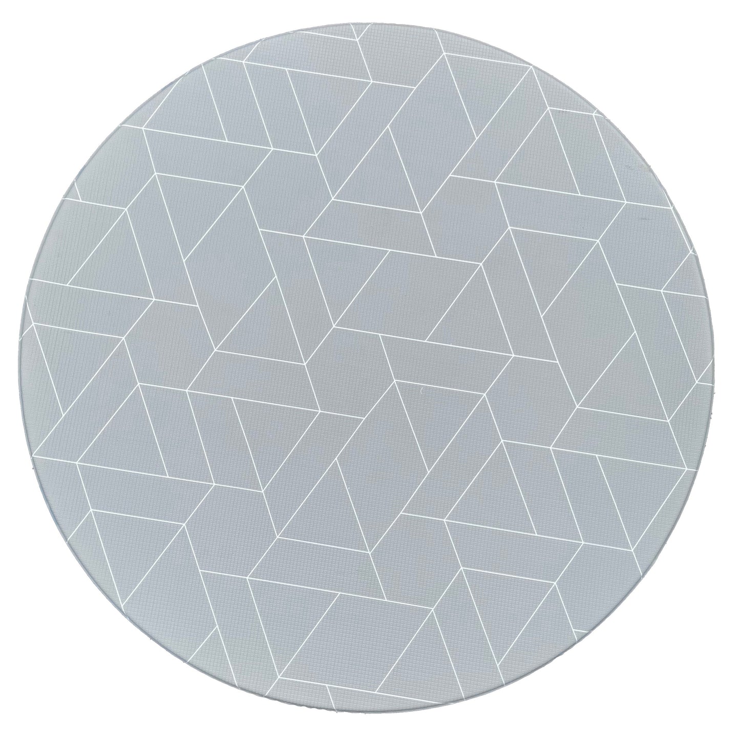 Little Bot Baby Play Mat (Ofie Round Mat, zen line + triangle)