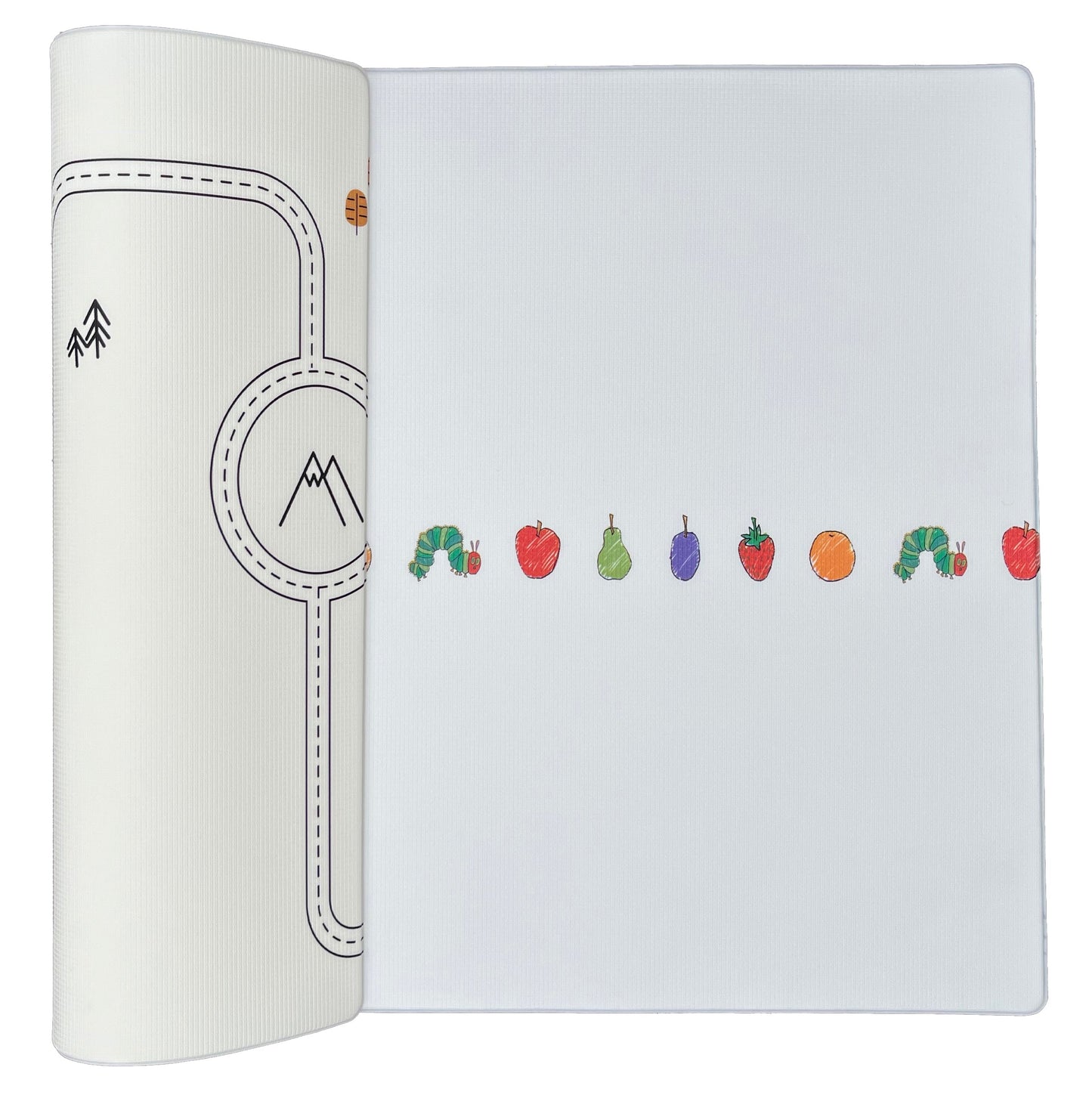 World of Eric Carle X Little Bot Baby Play Mat (Ofie mat, Caterpillar Life + Country Road Nordic)