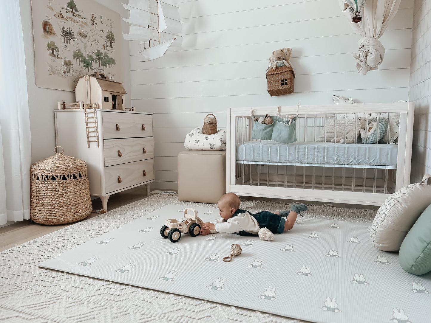 Miffy X Little Bot Baby Play Mat (Ofie mat, Miffy Woodland Tales)