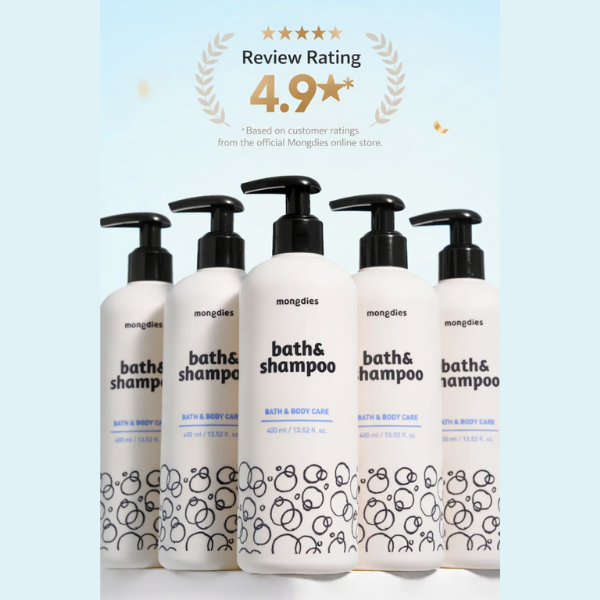 Mongdies Bath & Shampoo 2nd Generation (Upgraded ver.) 400ml
