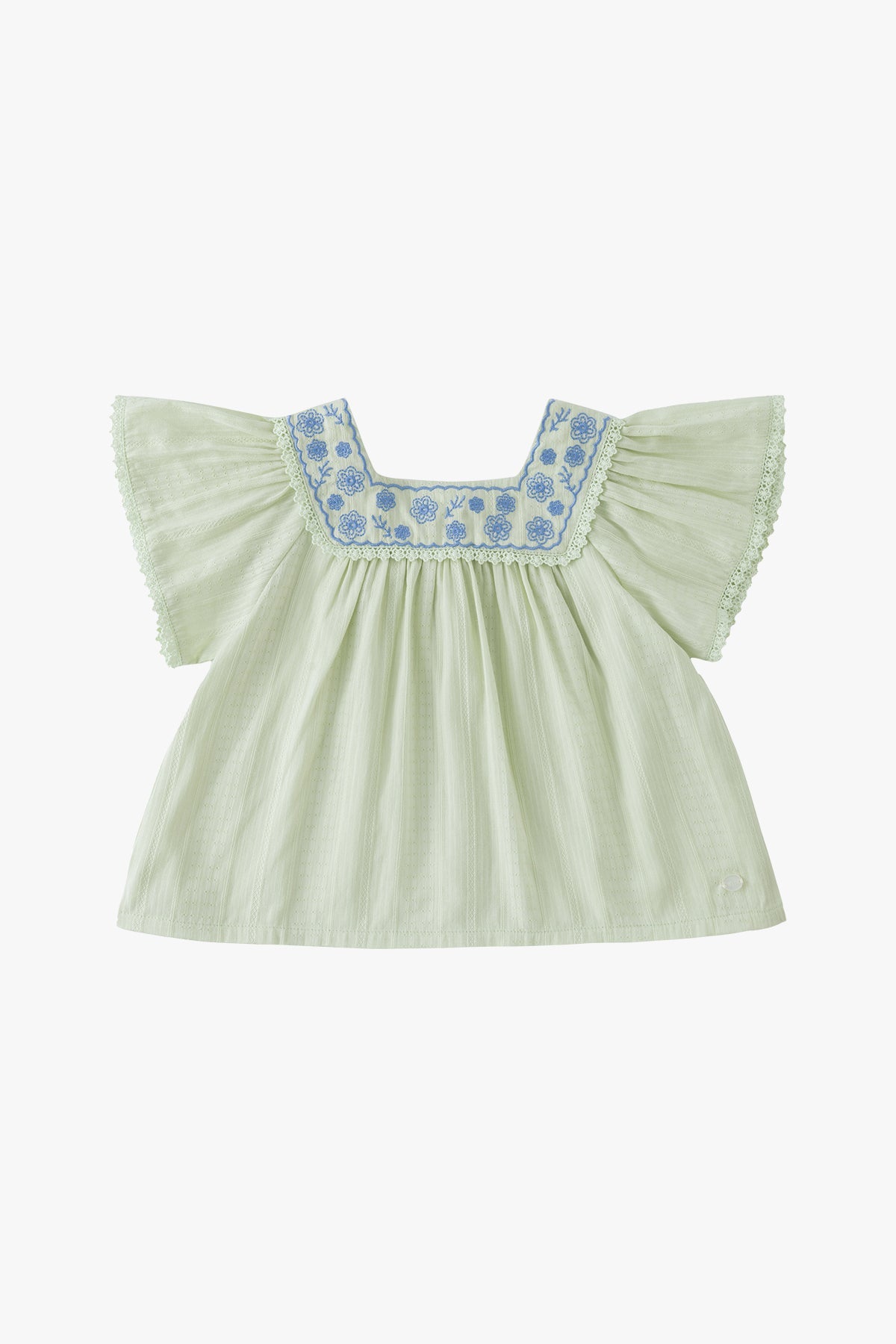 Jacquard Top - Pale Green