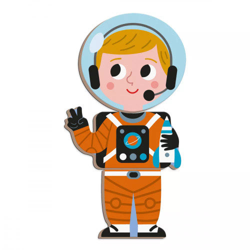 Janod Magnetibook Jobs - What inventive jobs will children come up with? With this profession-dedicated Magnéti'Book, children aged 3 years and up will be able to discover 16 real professions and also make up plenty of their own!