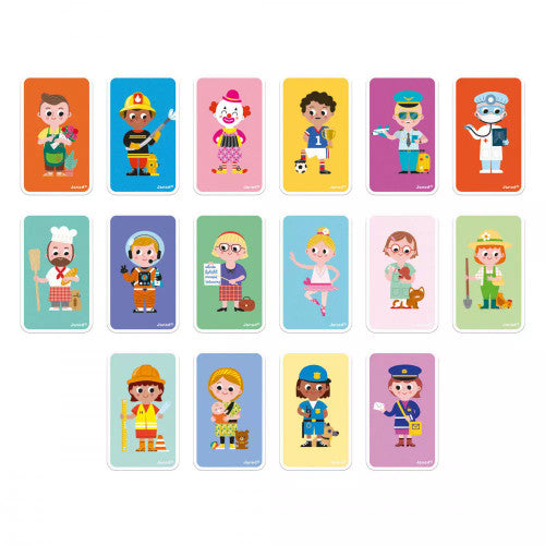 Janod Magnetibook Jobs - What inventive jobs will children come up with? With this profession-dedicated Magnéti'Book, children aged 3 years and up will be able to discover 16 real professions and also make up plenty of their own!