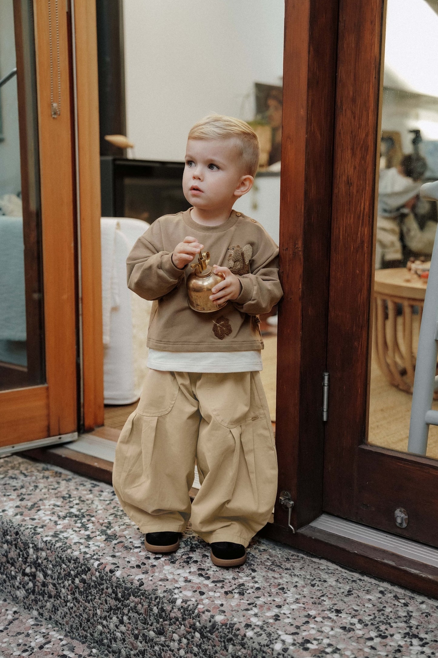 Kangoroo Carry Trousers - Hazelnut Latte