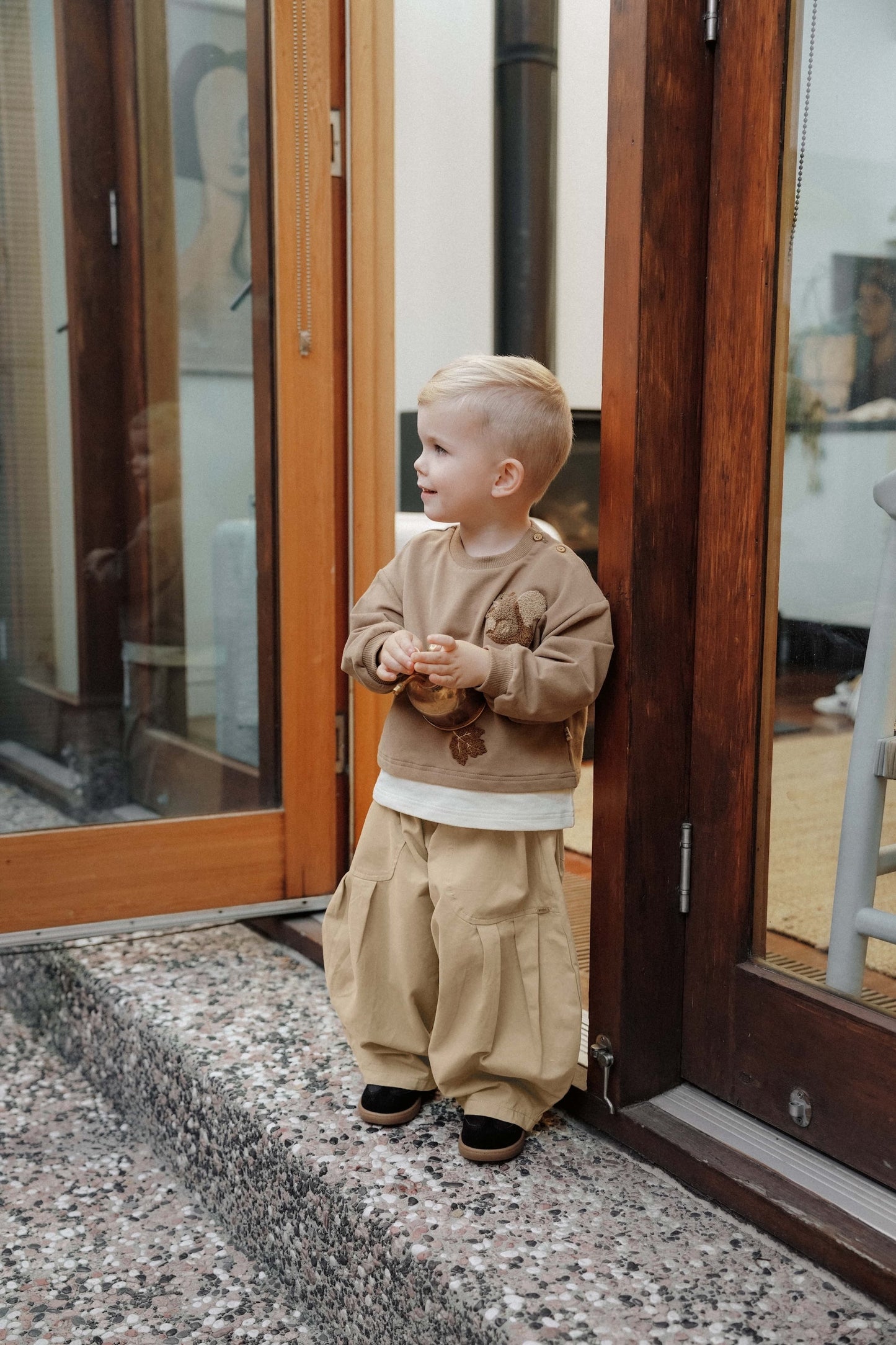 Kangoroo Carry Trousers - Hazelnut Latte